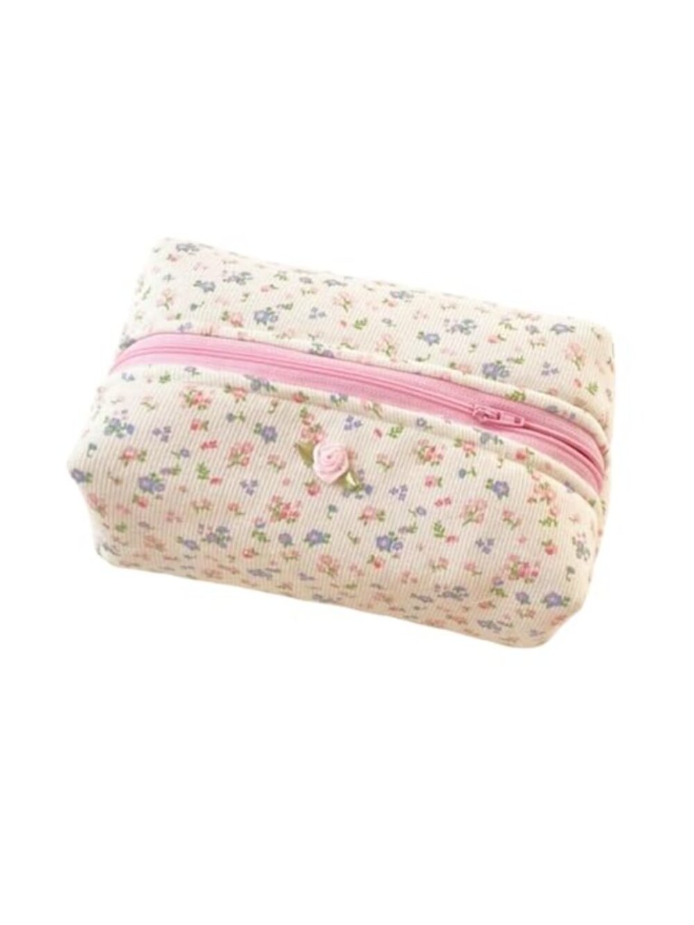 Cotton Makeup Bag Large Travel Cosmetic Pouch Toiletry Bag